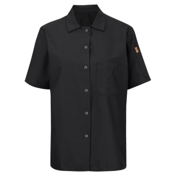 Women's Mimix™ Short Sleeve Cook Shirt with OilBlok Thumbnail