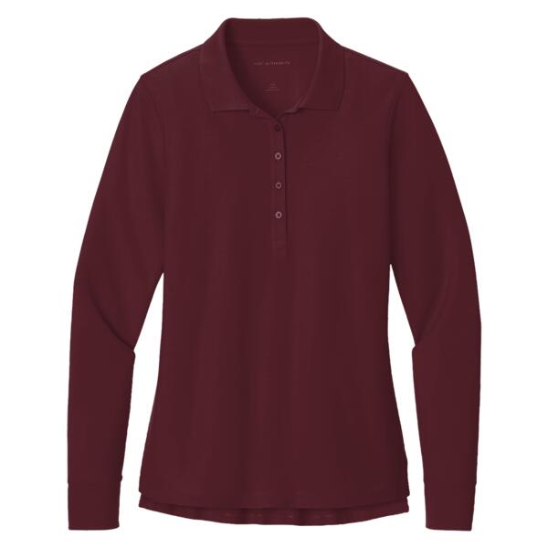 Women's Wearever Signature Pique Long Sleeve Polo Thumbnail