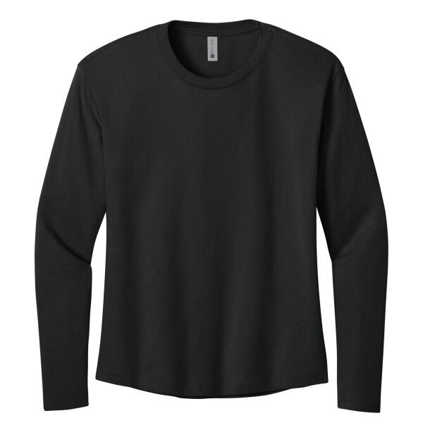 Women's Cotton Relaxed Long Sleeve Tee Thumbnail