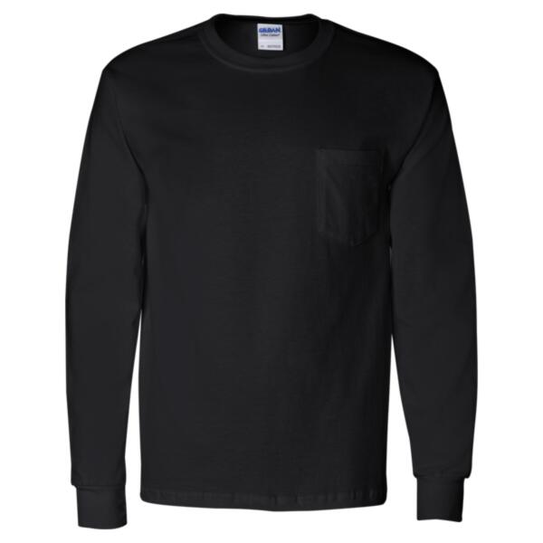 Unisex Ultra Cotton® Long Sleeve Pocket T-Shirt Thumbnail