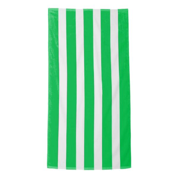 Cabana Stripe Velour Beach Towel Thumbnail
