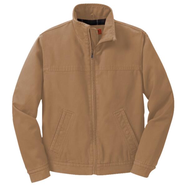 Washed Duck Cloth Flannel Lined Work Jacket Thumbnail