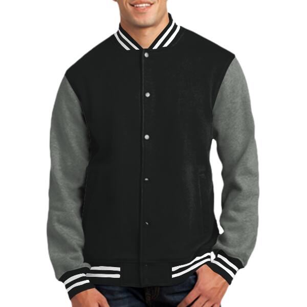 Fleece Letterman Jacket Thumbnail