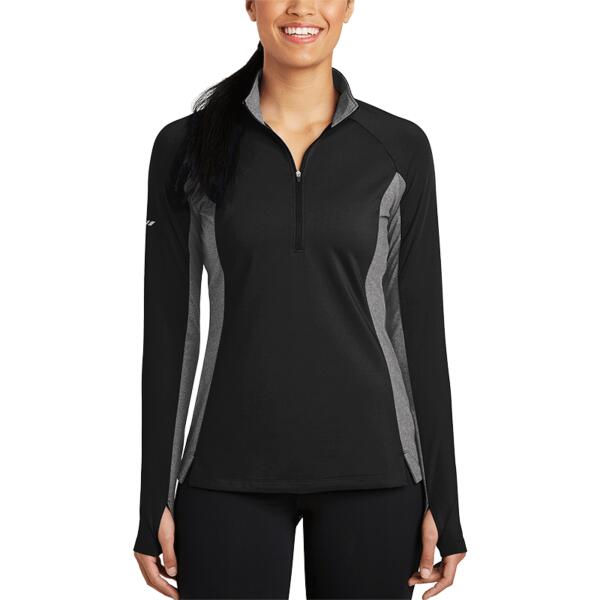Women's Sport Wick ® Stretch Contrast 1/4 Zip Pullover Thumbnail