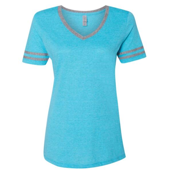 Women's Varsity Triblend V-Neck T-Shirt Thumbnail