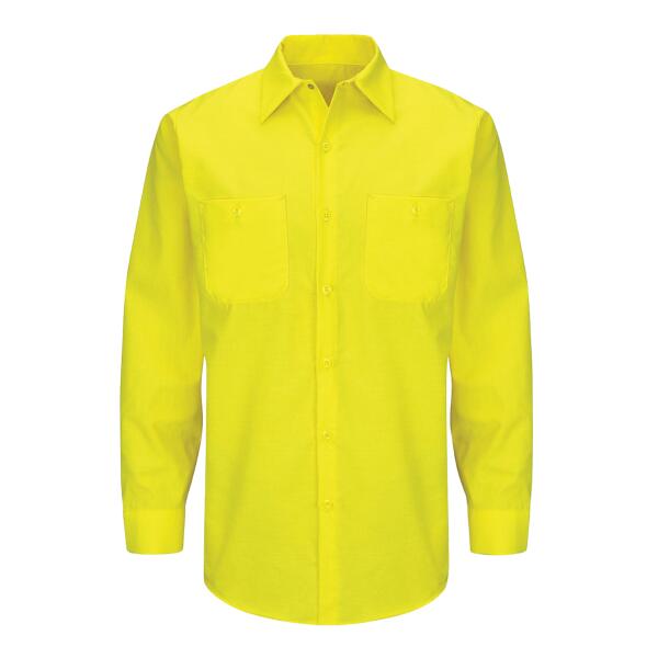 Men's Enhanced & Hi-Visibility Long Sleeve Work Shirt Thumbnail