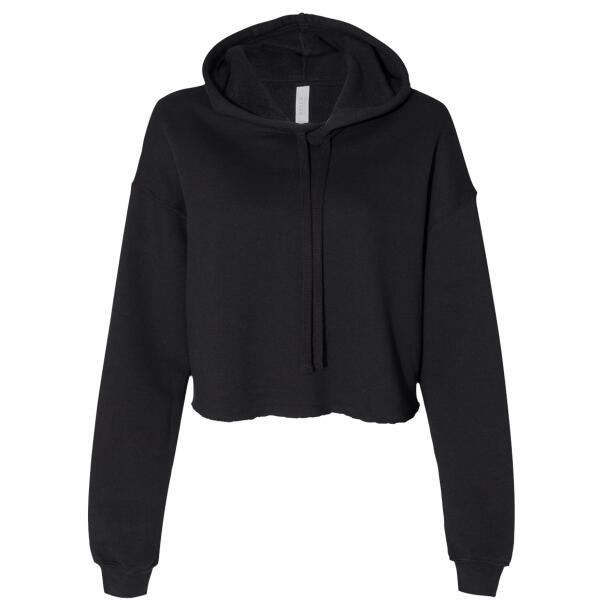 Women's Crop Fleece Hoodie Sweatshirt Thumbnail