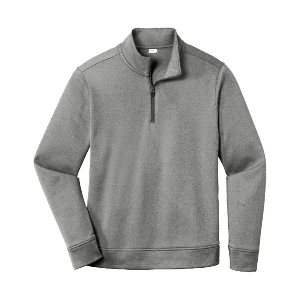 PosiCharge ® Sport Wick ® Heather Fleece 1/4 Zip Pullover Thumbnail