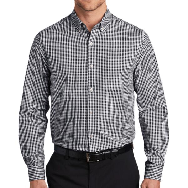 Broadcloth Gingham Easy Care Shirt Thumbnail