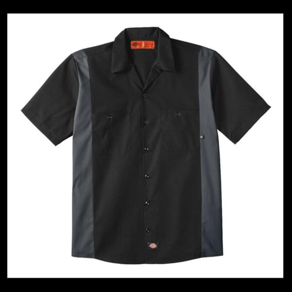 Men's Tall Industrial Colorblocked Short Sleeve Shirt Thumbnail