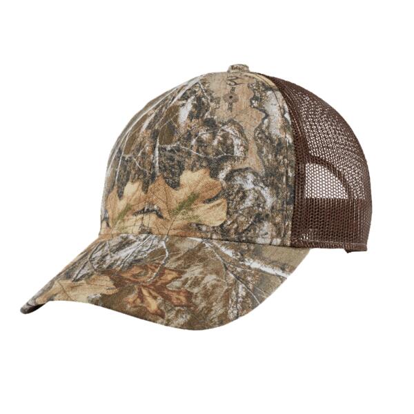 Structured Camouflage Mesh Back Cap Thumbnail