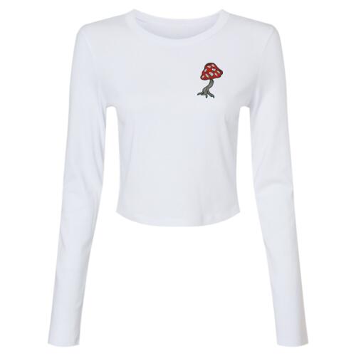 Mush - Women's Micro Rib Long Sleeve Baby Tee Thumbnail