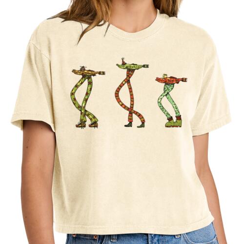 Walkin - Women's Heavyweight Boxy Tee Thumbnail