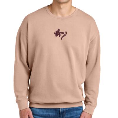 Flowers - Lightweight Crewneck Sweatshirt Thumbnail