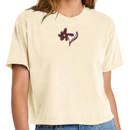 Flowers - Women's Heavyweight Boxy Tee Thumbnail