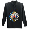 Long Sleeve Silk Touch Polo with Pocket Thumbnail